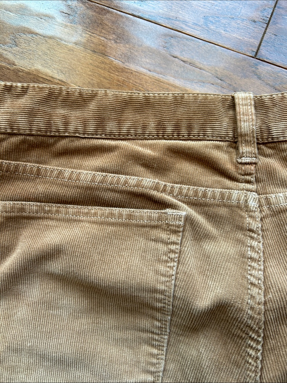 J. Crew Toothpick super skinny Stretch cords with 6” zippers at ankle. tan sz32 - Picture 10 of 12